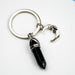 Wholesale Sun Moon Natural Stone Hexagon Pillar Crystal Couple Alloy Keychain JDC-KC-SiShuo001 Keychains 思硕 Wholesale Jewelry JoyasDeChina Joyas De China
