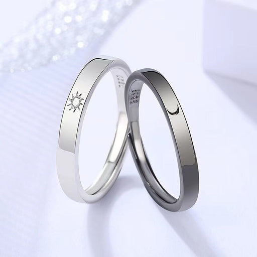Wholesale Sun Moon Star Open Alloy Ring JDC-RS-RL036 Rings 瑞列 Wholesale Jewelry JoyasDeChina Joyas De China