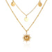 Bulk Jewelry Wholesale sun Necklace JDC-NE-A346 Wholesale factory from China YIWU China