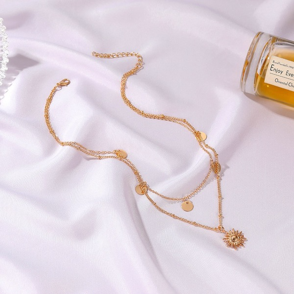 Bulk Jewelry Wholesale sun Necklace JDC-NE-A346 Wholesale factory from China YIWU China