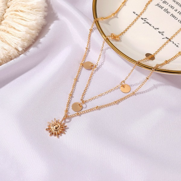 Bulk Jewelry Wholesale sun Necklace JDC-NE-A346 Wholesale factory from China YIWU China