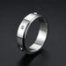 Wholesale Sun Star Moon Trick Cat rotatable stainless steel ring JDC-RS-ts095 Rings 腾穗 6MM diamond-encrusted model No. 6 Wholesale Jewelry JoyasDeChina Joyas De China