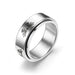 Wholesale Sun Star Moon Trick Cat rotatable stainless steel ring JDC-RS-ts095 Rings 腾穗 8MM cat No. 6 Wholesale Jewelry JoyasDeChina Joyas De China