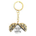 Wholesale Sunflower Graduation Season Electroplated Metal Keychain JDC-KC-GangGu019 Keychains 钢古 Wholesale Jewelry JoyasDeChina Joyas De China
