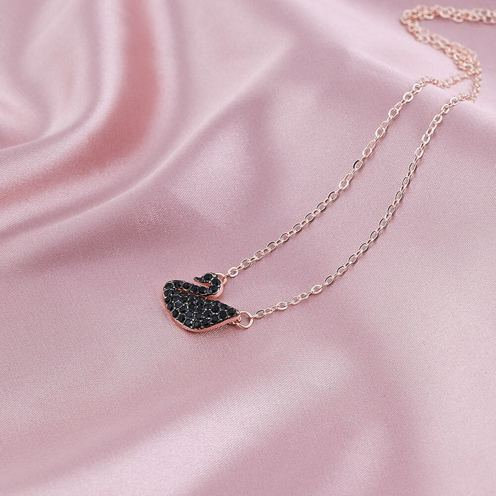 Wholesale Swan personalized street shot Necklace MOQ≥2 JDC-NE-YiD012 necklaces 宜达 Wholesale Jewelry JoyasDeChina Joyas De China