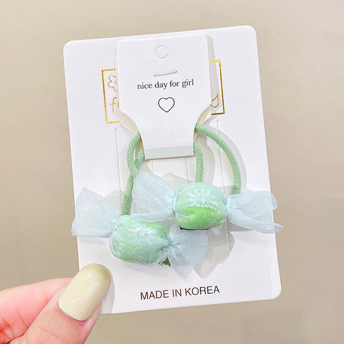 Wholesale sweet and lovely candy girl ball head Hair Scrunchies JDC-HS-GSHX057 Hair Scrunchies 恒曦 Wholesale Jewelry JoyasDeChina Joyas De China