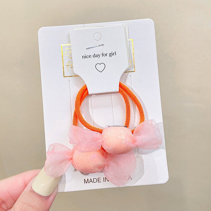 Wholesale sweet and lovely candy girl ball head Hair Scrunchies JDC-HS-GSHX057 Hair Scrunchies 恒曦 Wholesale Jewelry JoyasDeChina Joyas De China