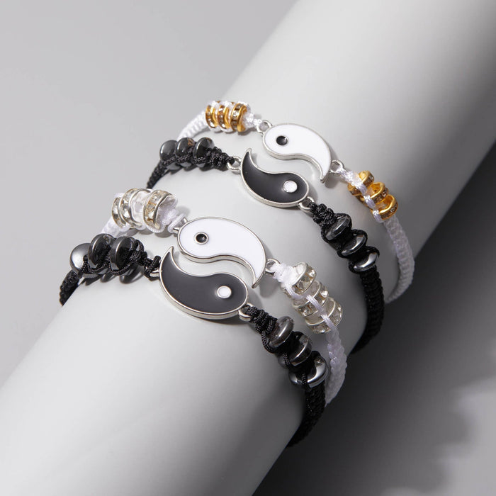 Wholesale Tai Chi Yin Yang Plating Alloy Bracelet JDC-BT-YinH001 Bracelet 颖皓 Wholesale Jewelry JoyasDeChina Joyas De China