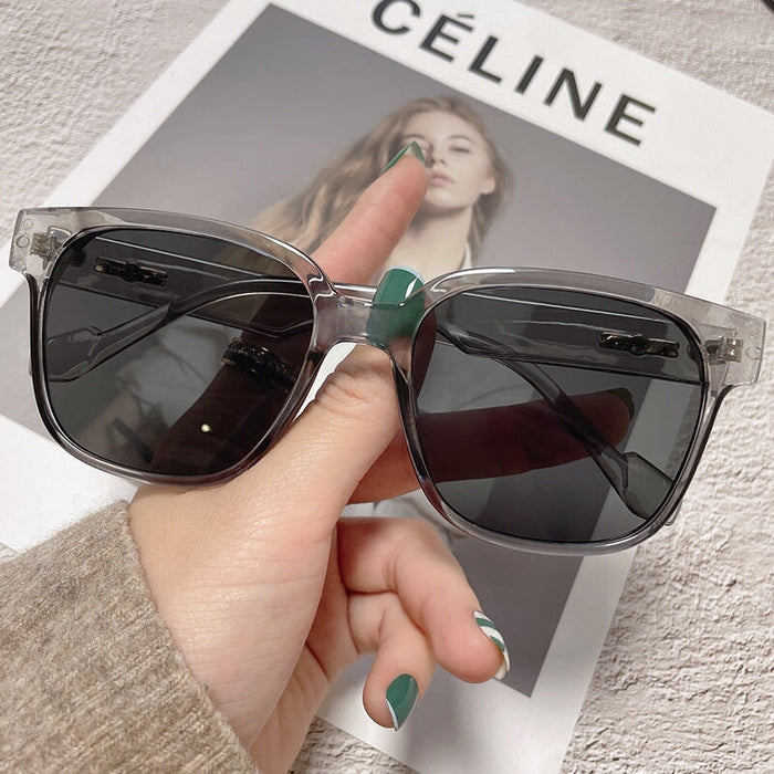 Wholesale Tan Yellow large frame anti UV driving Sunglasses JDC-SG-JinF039 Sunglasses 季丰 Wholesale Jewelry JoyasDeChina Joyas De China