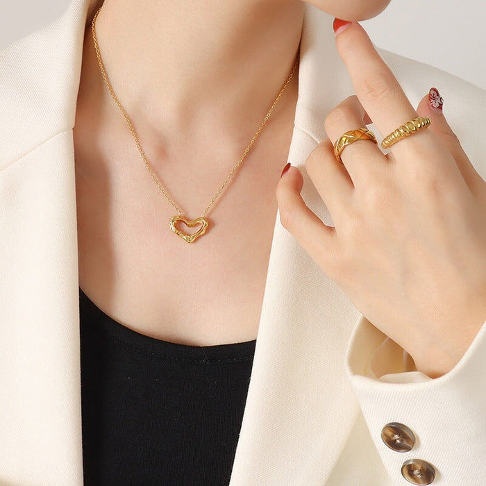 Wholesale Taoxin geometric titanium steel square clavicle chain JDC-NE-MiLi008 necklaces 谜丽 Wholesale Jewelry JoyasDeChina Joyas De China