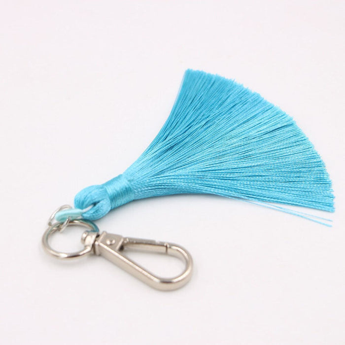 Wholesale Tassel Bag Pendant Keychain JDC-KC-Zuge035 Keychains 祖格 Blue / Wholesale Jewelry JoyasDeChina Joyas De China