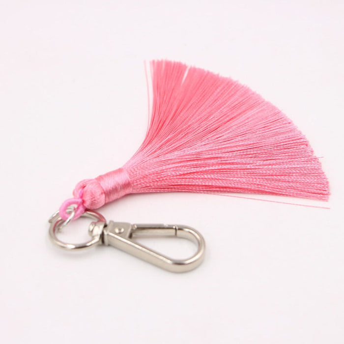 Wholesale Tassel Bag Pendant Keychain JDC-KC-Zuge035 Keychains 祖格 pink / Wholesale Jewelry JoyasDeChina Joyas De China