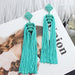 Wholesale Tassel earrings JDC-ES-ZhnaY019 Earrings 展言 Wholesale Jewelry JoyasDeChina Joyas De China