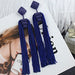 Wholesale Tassel earrings JDC-ES-ZhnaY019 Earrings 展言 Wholesale Jewelry JoyasDeChina Joyas De China