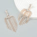 Wholesale tassel palm tree shape diamond set alloy earrings JDC-ES-JL947 Earrings 氿乐 1 Wholesale Jewelry JoyasDeChina Joyas De China
