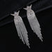 Wholesale Tassel Rhinestone Claw Chain Full Rhinestone Earrings JDC-ES-ZHONGW011 Earrings 众薇 Wholesale Jewelry JoyasDeChina Joyas De China