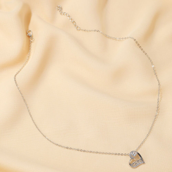 Wholesale temperament simple Heart Necklace Mother's Day JDC-NE-D010 necklaces 晴雯 Wholesale Jewelry JoyasDeChina Joyas De China