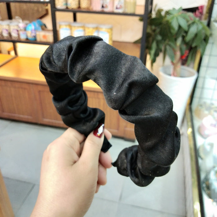 Bulk Jewelry Wholesale Tencel pleated hair bandJDC-HD-O040 Wholesale factory from China YIWU China