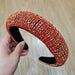 Wholesale thickened non-slip drill bit hoop JDC-HD-O392 Headband 潮炫 gules Wholesale Jewelry JoyasDeChina Joyas De China