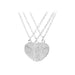 Wholesale three-petal splicing Mother's Day love alloy necklace JDC-NE-LangT020 Necklaces 阆天 2 Wholesale Jewelry JoyasDeChina Joyas De China
