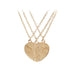 Wholesale three-petal splicing Mother's Day love alloy necklace JDC-NE-LangT020 Necklaces 阆天 Wholesale Jewelry JoyasDeChina Joyas De China