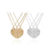 Wholesale three-petal splicing Mother's Day love alloy necklace JDC-NE-LangT020 Necklaces 阆天 Wholesale Jewelry JoyasDeChina Joyas De China