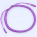 Wholesale Tibetan Knot Cotton Thread Braided Bracelet JDC-BT-Yiye008 Bracelet 益烨 01 purple Wholesale Jewelry JoyasDeChina Joyas De China