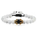 Wholesale Tiger Eye Stone Crown Natural Stone Beaded Bracelet JDC-BT-JiuJ019 Bracelet 九江 white Wholesale Jewelry JoyasDeChina Joyas De China