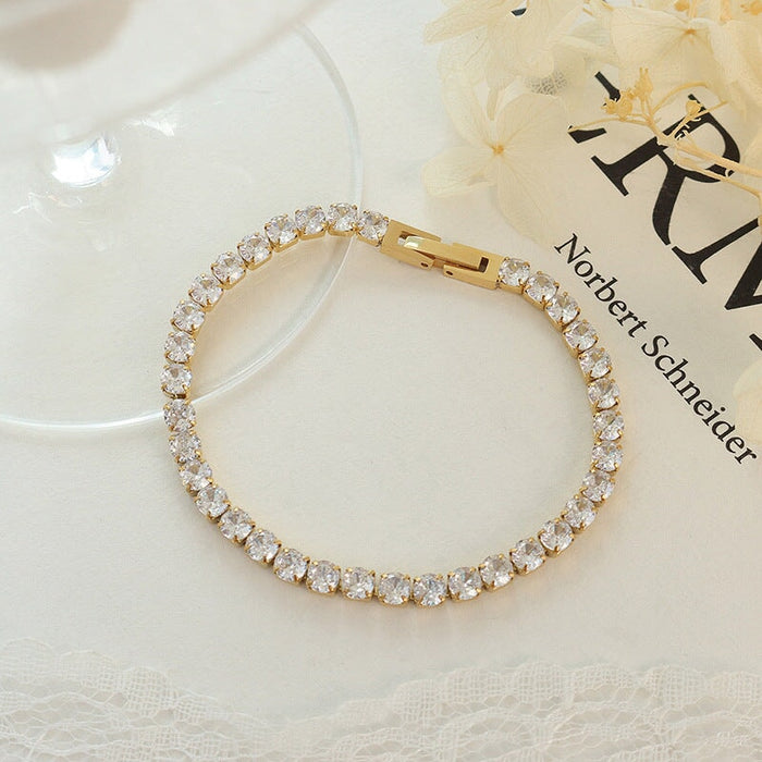 Wholesale titanium steel 18K gold plated retro bracelet JDC-BT-MiLi001 Bracelet 迷丽 2 Wholesale Jewelry JoyasDeChina Joyas De China