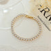 Wholesale titanium steel 18K gold plated retro bracelet JDC-BT-MiLi001 Bracelet 迷丽 2 Wholesale Jewelry JoyasDeChina Joyas De China