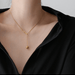 Wholesale titanium steel 18K gold plated tassel necklace JDC-NE-MiLi005 necklaces 迷丽 Wholesale Jewelry JoyasDeChina Joyas De China