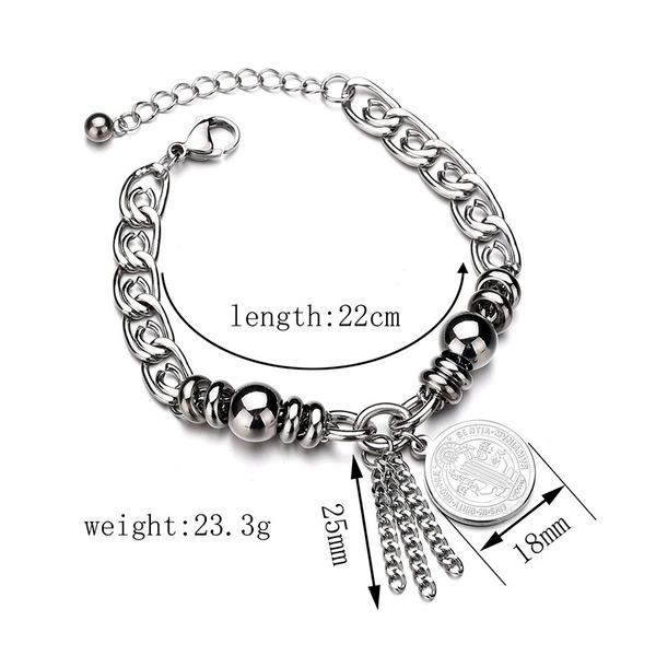 Bulk Jewelry Wholesale titanium steel bracelet Jesus JDC-ST-L027 Wholesale factory from China YIWU China