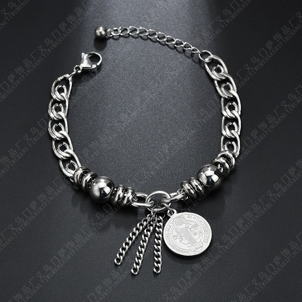 Bulk Jewelry Wholesale titanium steel bracelet Jesus JDC-ST-L027 Wholesale factory from China YIWU China