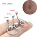 Wholesale titanium steel classic ring navel nail JDC-UN-SaiY001 Piercings 塞尧 6mm Wholesale Jewelry JoyasDeChina Joyas De China