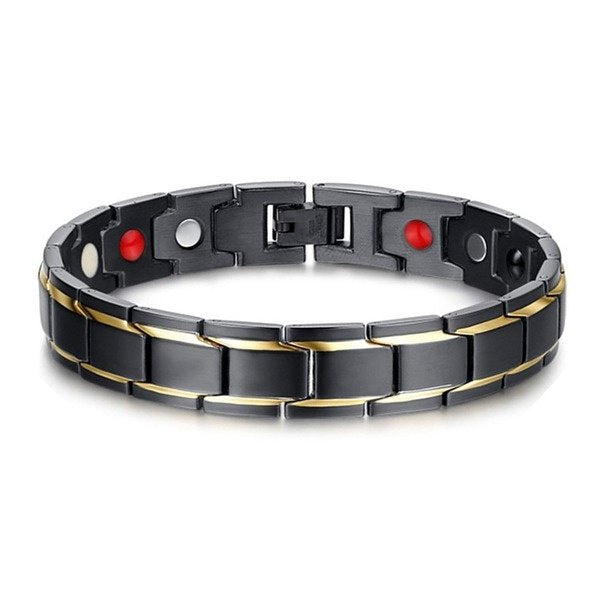 Wholesale Titanium Steel Couple Magnetic Bracelet JDC-BT-HUAY001 Bracelet 华印 Wholesale Jewelry JoyasDeChina Joyas De China