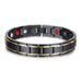 Wholesale Titanium Steel Couple Magnetic Bracelet JDC-BT-HUAY001 Bracelet 华印 Men's golden black Wholesale Jewelry JoyasDeChina Joyas De China