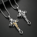 Wholesale Titanium Steel Cross Necklace JDC-NE-QianF001 Necklaces 千风 Wholesale Jewelry JoyasDeChina Joyas De China