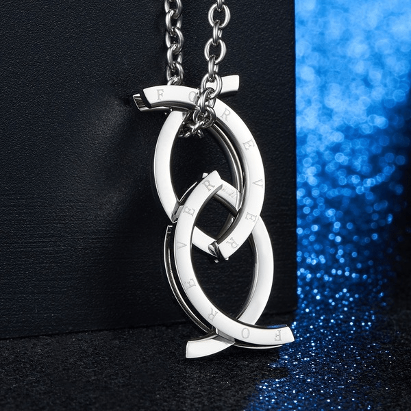 Wholesale titanium steel deformation necklace JDC-NE-QianF006 Necklaces 千风 7 Wholesale Jewelry JoyasDeChina Joyas De China