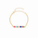 Wholesale Titanium Steel Gold Plated Drip Oil Colorful Bracelet JDC-BT-ZiR002 Bracelet 孜瑞 Wholesale Jewelry JoyasDeChina Joyas De China