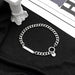 Wholesale Titanium Steel Hip Hop Simple Couple Cuban Bracelet JDC-BT-JiuB005 Bracelet 玖柏 Wholesale Jewelry JoyasDeChina Joyas De China