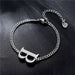 Wholesale titanium steel letter B bracelet JDC-BT-Mingm004 Bracelet 敏萌 Wholesale Jewelry JoyasDeChina Joyas De China
