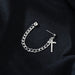 Wholesale titanium steel lovers cross chain non fading personalized Earrings JDC-ES-RXSFL014 Earrings 尚芙乐 shizi Wholesale Jewelry JoyasDeChina Joyas De China