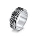 Wholesale titanium steel rotatable ring JDC-RS-QianF015 Rings 千风 1 7# Wholesale Jewelry JoyasDeChina Joyas De China
