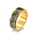 Wholesale titanium steel rotatable ring JDC-RS-QianF015 Rings 千风 2 7# Wholesale Jewelry JoyasDeChina Joyas De China