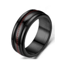 Wholesale Titanium Steel Rotating Stars Moon Decompression Anti-Anxiety Ring JDC-RS-DingC001 Rings 顶潮 Wholesale Jewelry JoyasDeChina Joyas De China