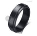 Wholesale Titanium Steel Rotating Stars Moon Decompression Anti-Anxiety Ring JDC-RS-DingC001 Rings 顶潮 6MM--black 7 Wholesale Jewelry JoyasDeChina Joyas De China