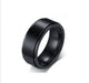Wholesale Titanium Steel Rotating Stars Moon Decompression Anti-Anxiety Ring JDC-RS-DingC001 Rings 顶潮 8MM--lasi 7 Wholesale Jewelry JoyasDeChina Joyas De China