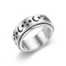 Wholesale Titanium Steel Rotating Stars Moon Decompression Anti-Anxiety Ring JDC-RS-DingC001 Rings 顶潮 8MM--xxyueliang 7 Wholesale Jewelry JoyasDeChina Joyas De China
