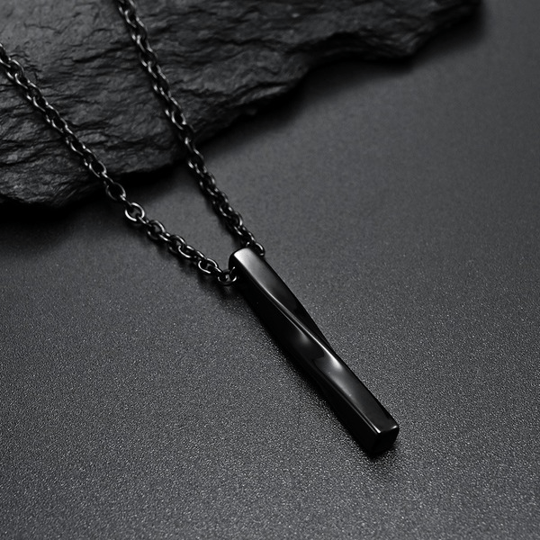 Wholesale titanium steel spiral Necklace JDC-NE-QianF004 Necklaces 千风 3 Wholesale Jewelry JoyasDeChina Joyas De China