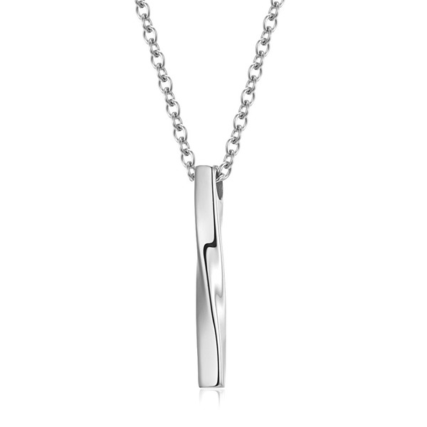 Wholesale titanium steel spiral Necklace JDC-NE-QianF004 Necklaces 千风 4 Wholesale Jewelry JoyasDeChina Joyas De China